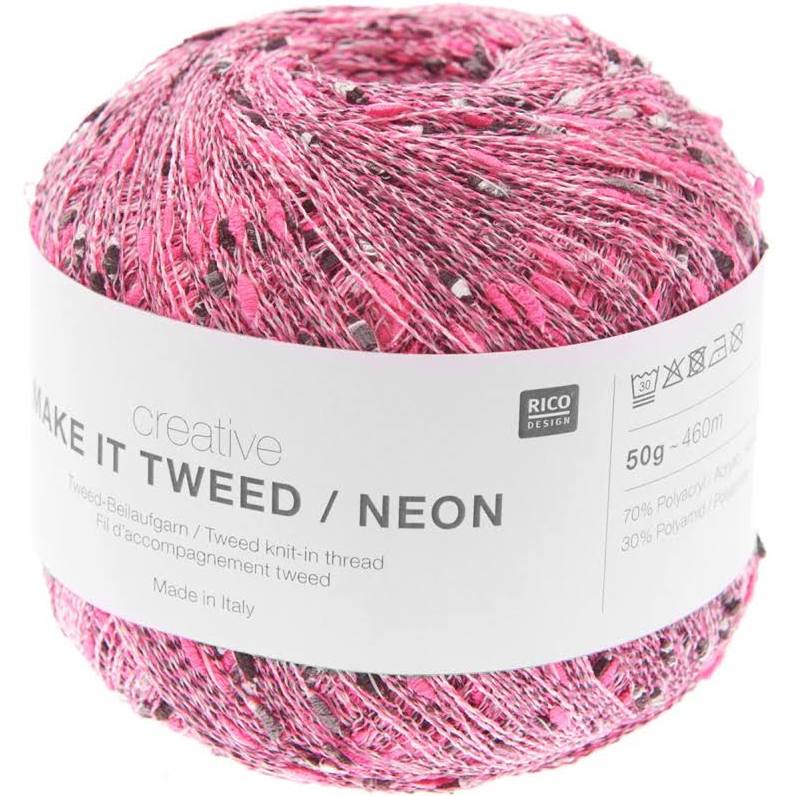 Make it Tweed / Neon pink effekttråd