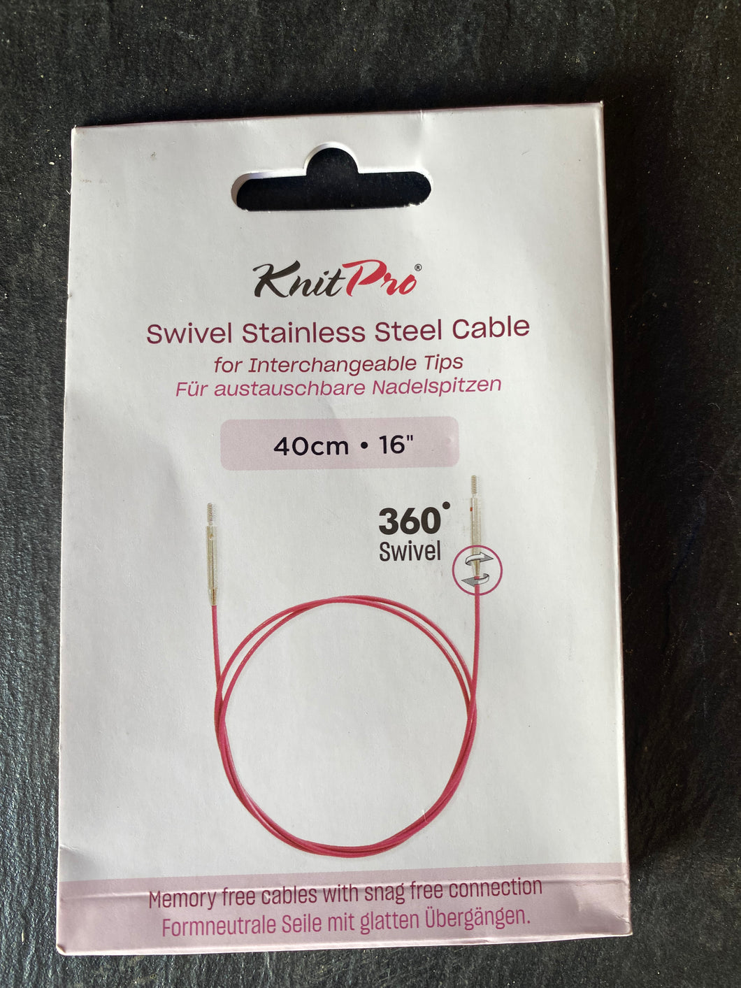 KnitPro 40 cm wire 360 grader
